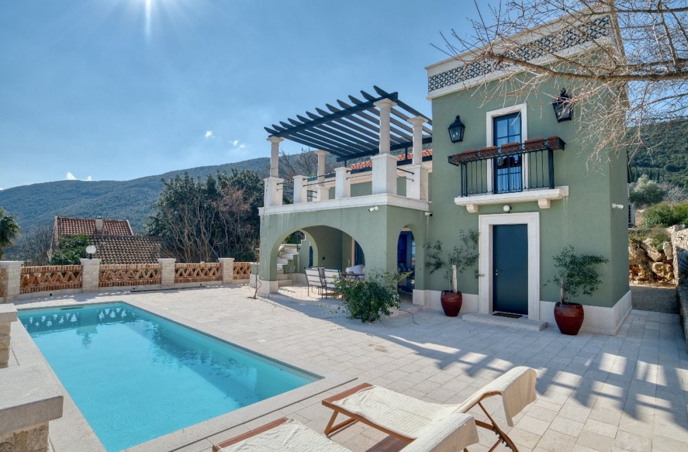 Luxury Villa with Pool and Sea View in Žvinje, Herceg Novi