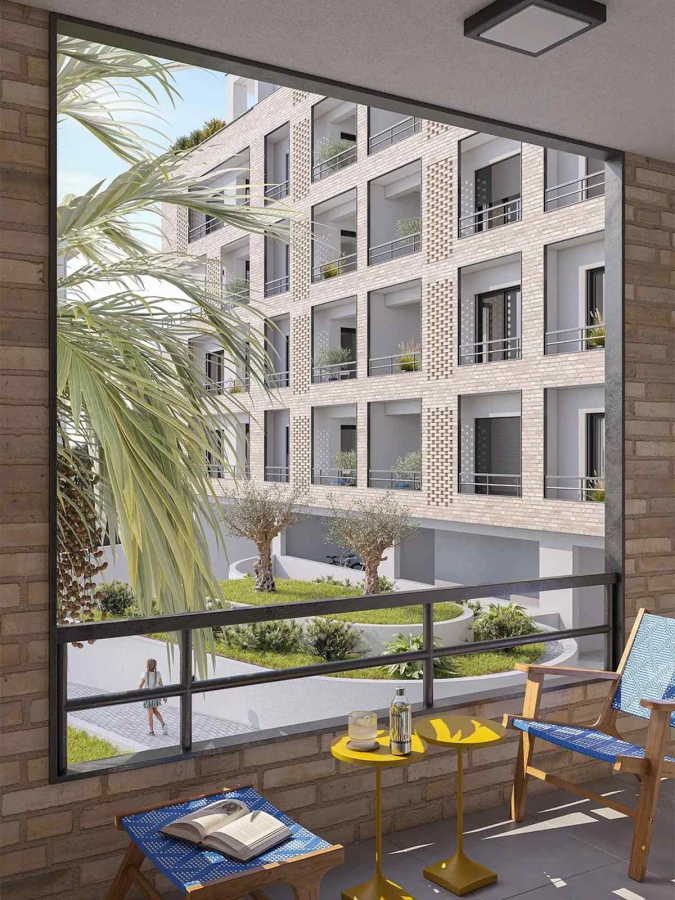 3-Schlafzimmer-Wohnungen, 96–151 m², 100 m vom Strand Šušanj — neue Anlage, Bar 4