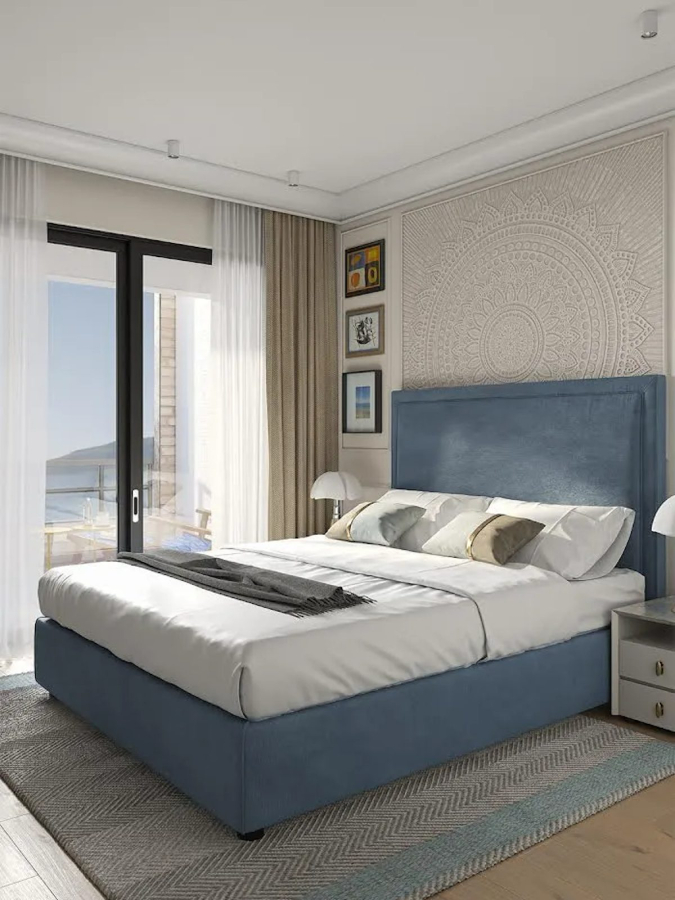 3-Schlafzimmer-Wohnungen, 96–151 m², 100 m vom Strand Šušanj — neue Anlage, Bar 5