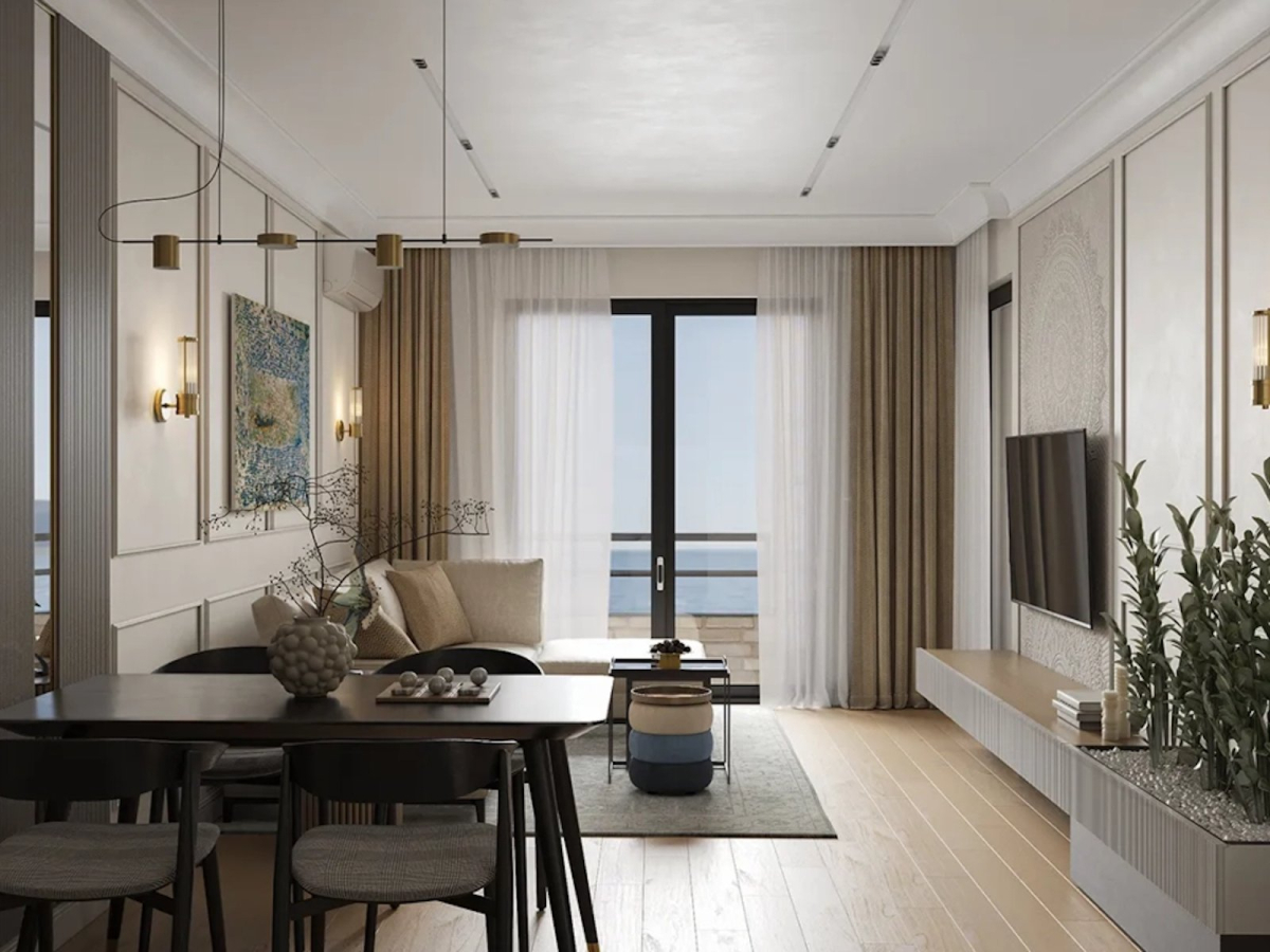 3-Schlafzimmer-Wohnungen, 96–151 m², 100 m vom Strand Šušanj — neue Anlage, Bar 7