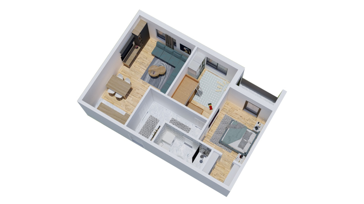 2-bedroom apartments in a new complex under construction, from 54 m² — Ilino, Bar 8