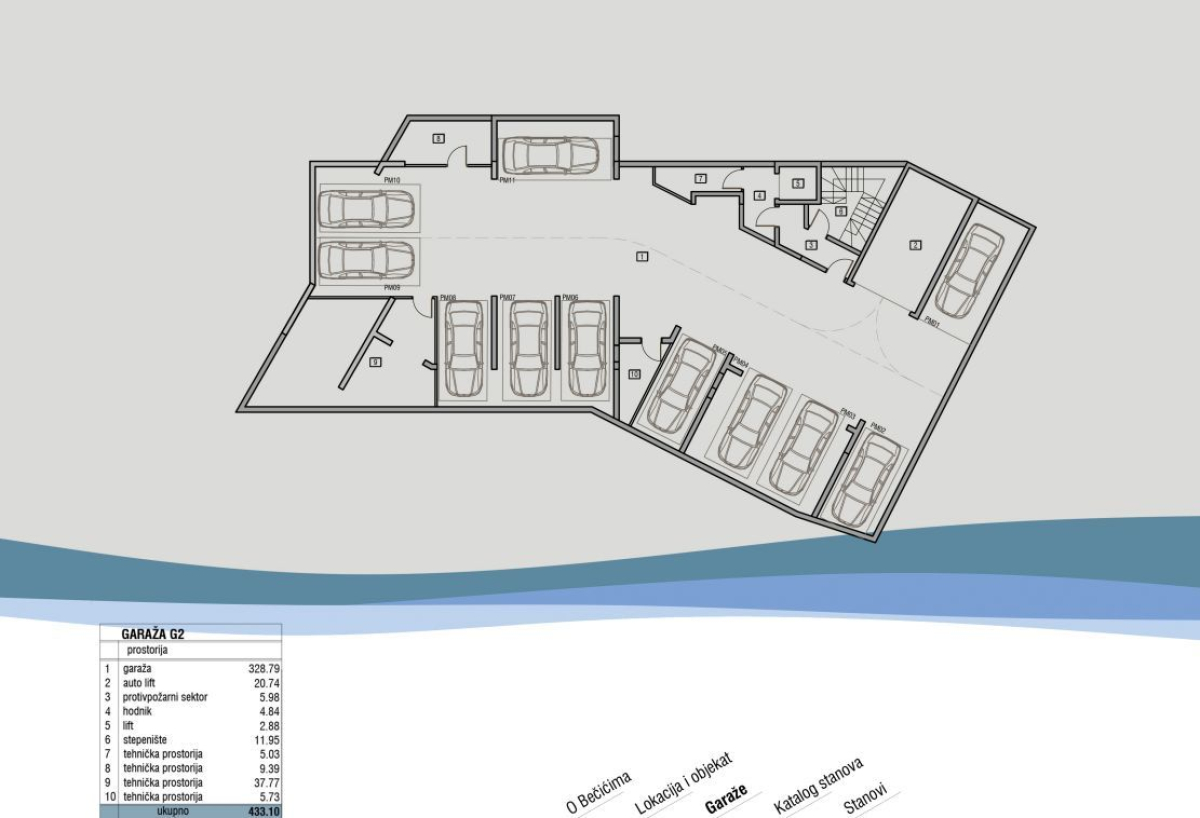 Studio mit Meerblick, 32,81 m², Neubauprojekt in Bečići, Budva 10