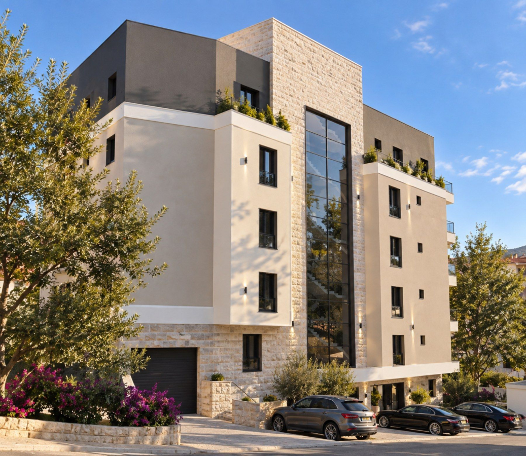 Studio mit Meerblick, 32,81 m², Neubauprojekt in Bečići, Budva 2