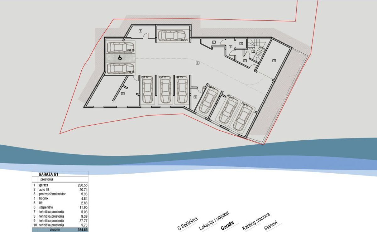 Studio mit Meerblick, 32,81 m², Neubauprojekt in Bečići, Budva 11