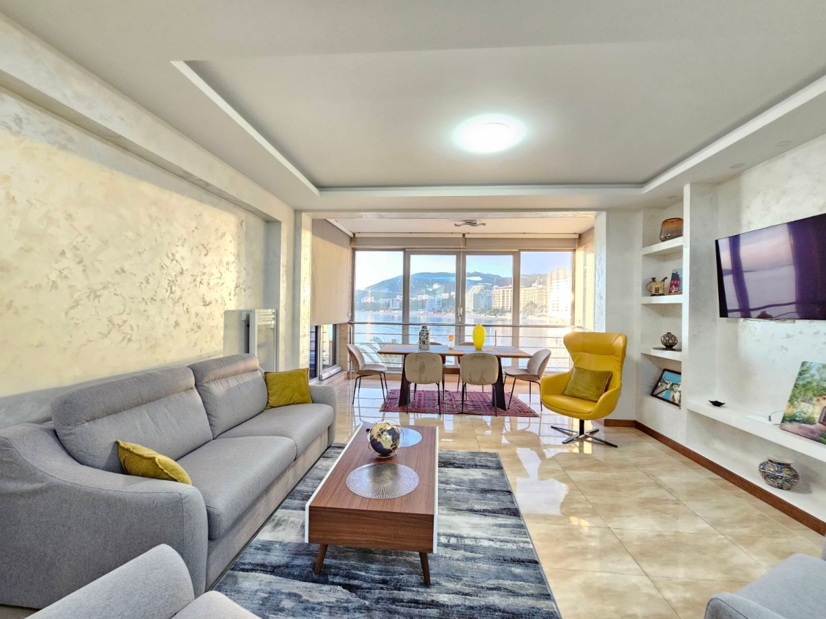 Luxury 2-bedroom apartment 96 m² with panoramic sea view, first line — Rafailovići, Budva 5