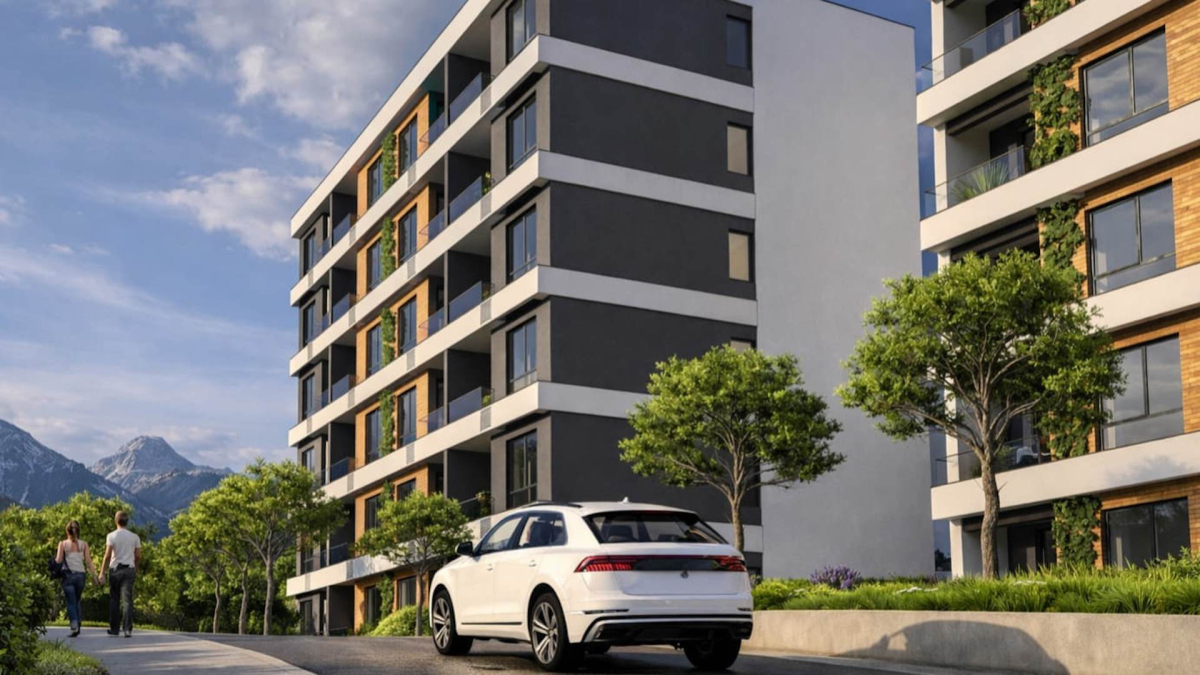 2-bedroom family apartments 64 m² under construction, phase 2, turnkey (Q1 2028) — Šušanj, Bar 2