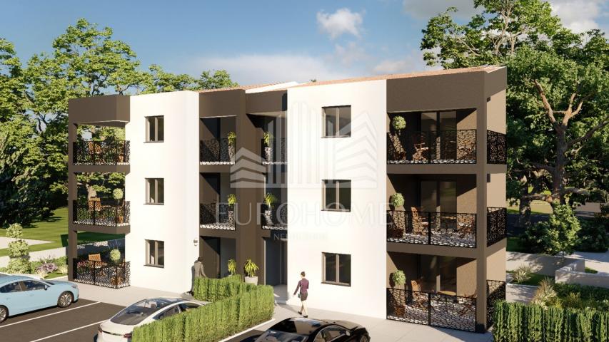 Vir, novogradnja, 2S apartman + parking + vrt