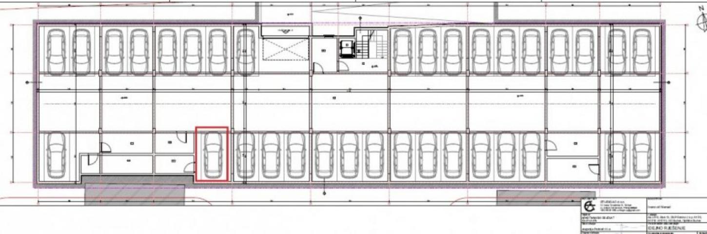 Apartment in development with garage