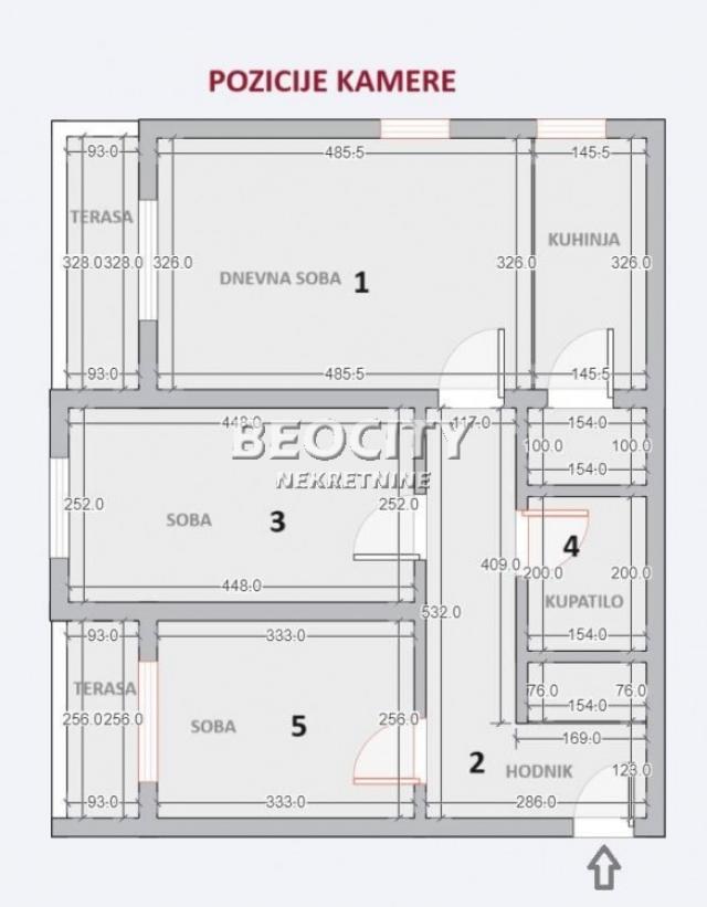 Čukarica, Julino brdo, Marine Veličković, 3. 0, 64m2, 119000EUR