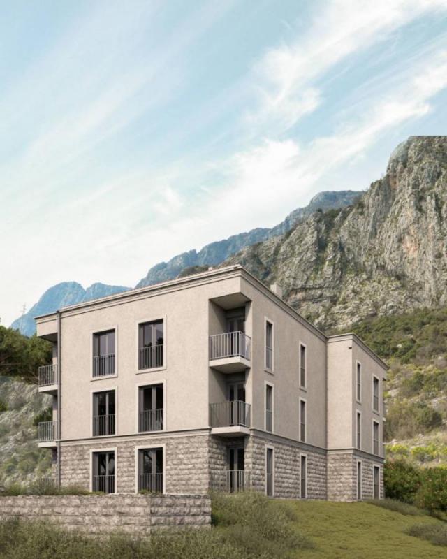 One bedroom apartment 38m2, Kotor, Dobrota, Under construction