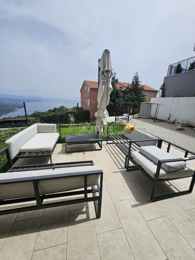 OPATIJA, BREGI - samostojeća kuća 180m2 s panoramskim pogledom na more + okućnica 600m2