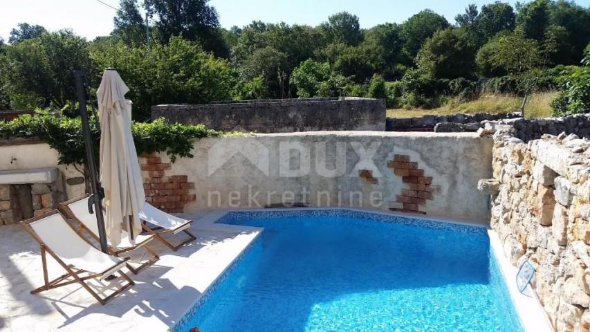 KRK ISLAND, MALINSKA - Charming stone house with swimming pool