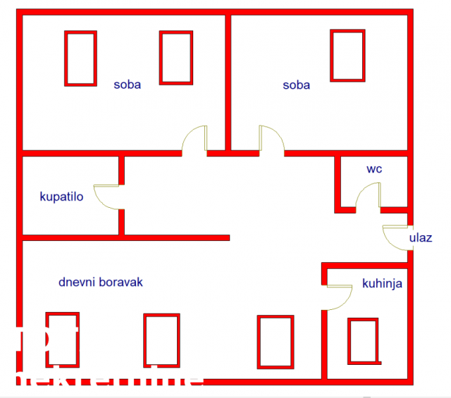 3 Trosoban stan NOVI SAD, 144200€