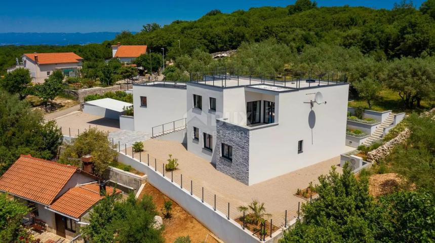 OTOK KRK - Ekskluzivna vila, spoj luksuza i prirode s bazenom 42m2