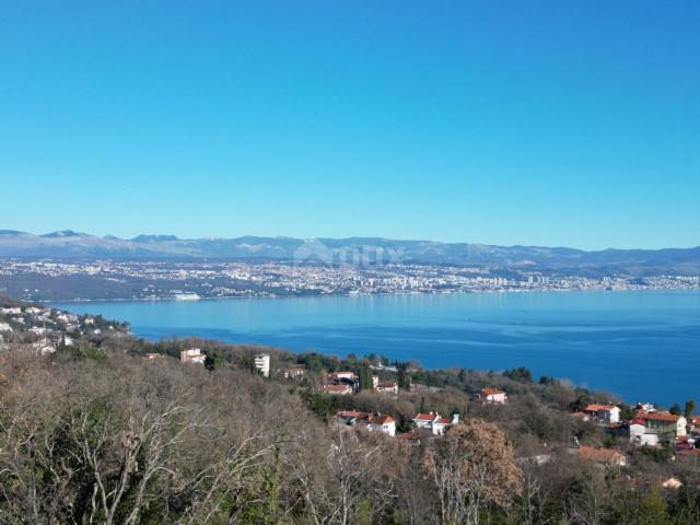 OPATIJA, LOVRAN, IKA - villa 230 m2 s panoramskim pogledom na more i bazenom + uređena okućnica 930 