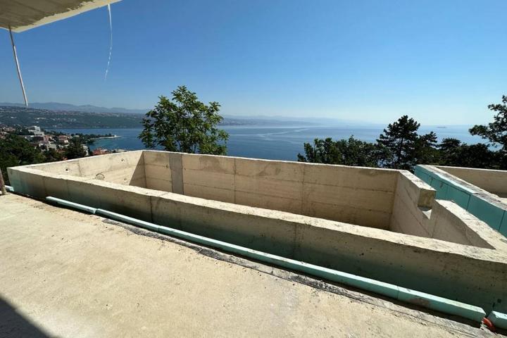 Opatija, trosoban stan s pogledom na cijeli Kvarner, NKP 93, 40 m2