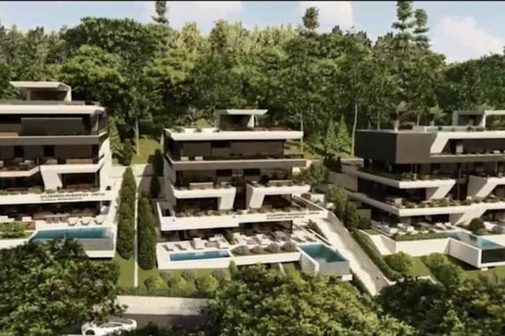 Opatija, trosoban stan s pogledom na cijeli Kvarner, NKP 93, 40 m2