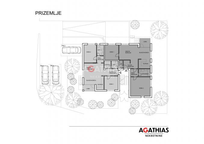 Velika Mlaka, moderna poslovna zgrada 400 m2, garaža, parking