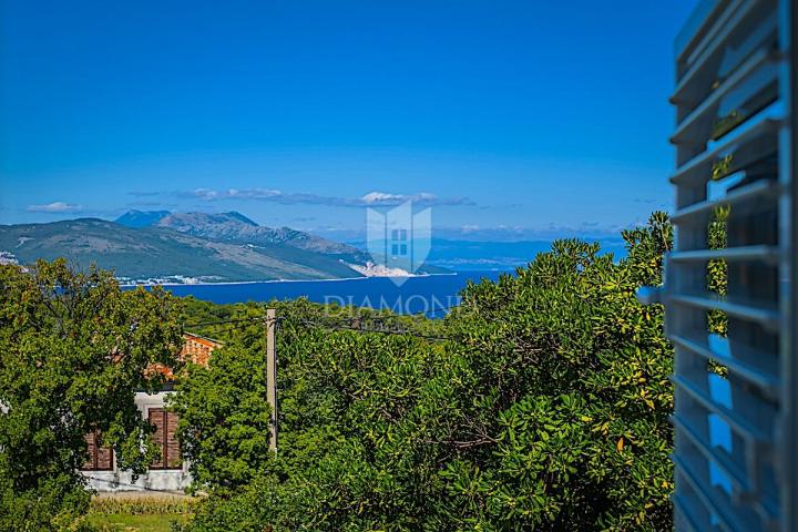 Labin, Rabac, Ferienhaus mit zwei Wohnungen, Meerblick