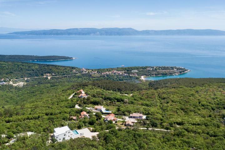 Istra, okolica Labina - prekrasna villa očaravajućeg pogleda na Kvarner