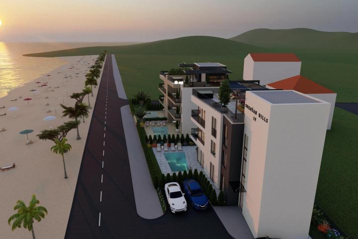 Zadar, Sukošan, predivan penthouse s krovnom terasom, prvi red uz more, NKP 104, 04 m2