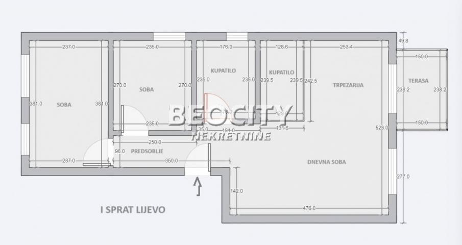 Čukarica, Bele vode, Palisadska 2. deo, 2. 5, 52m2, 110495EUR Uskoro useljivo