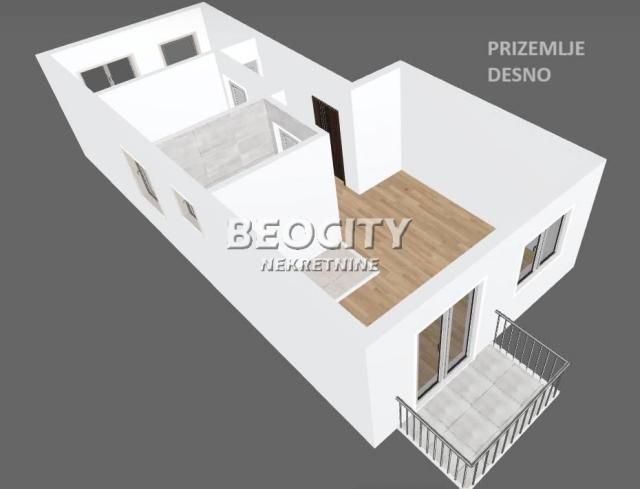 Čukarica, Bele vode, Palisadska 2. deo, 3. 0, 55m2, 117260EUR