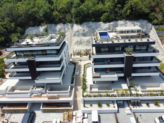 OPATIJA, CENTER - 143m2 exclusive apartment in a new building with private pool, panoramic sea view