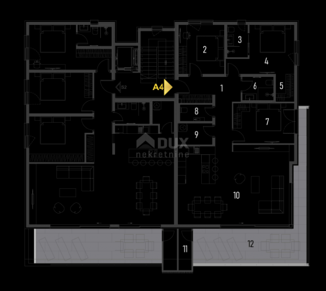 OPATIJA, ZENTRUM - 137 m² großes, prestigeträchtiges Gebäude in einem herrlichen Neubau mit Panorama