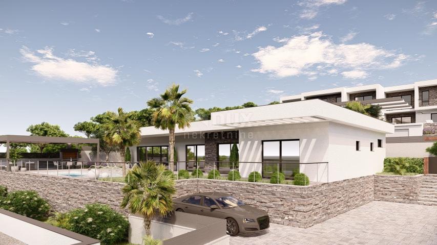 CRIKVENICA - Modern villa with a panoramic view of the sea