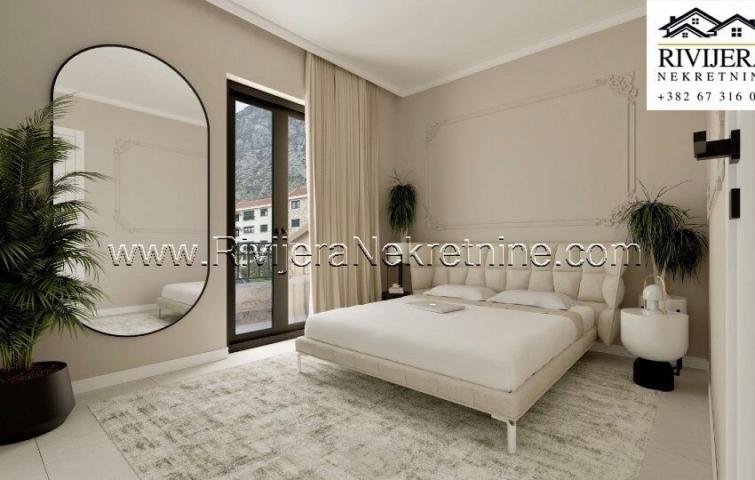 For sale luxurious two-bedroom apartment in Dobrota Kotor