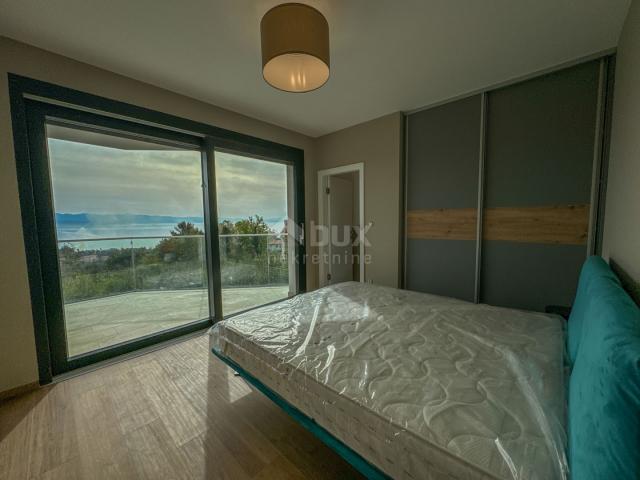 OPATIJA, IKA - Wohnung im Neubau 135m2 + Dachterrasse 77m2, Panoramablick auf das Meer