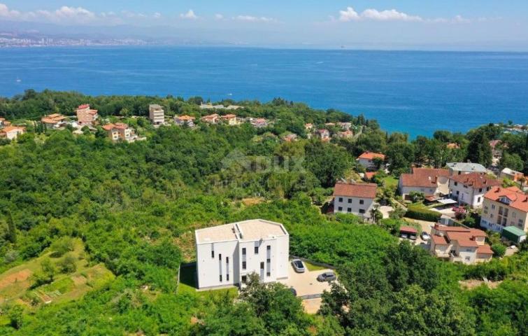 OPATIJA, IKA - Wohnung im Neubau 135m2 + Dachterrasse 77m2, Panoramablick auf das Meer