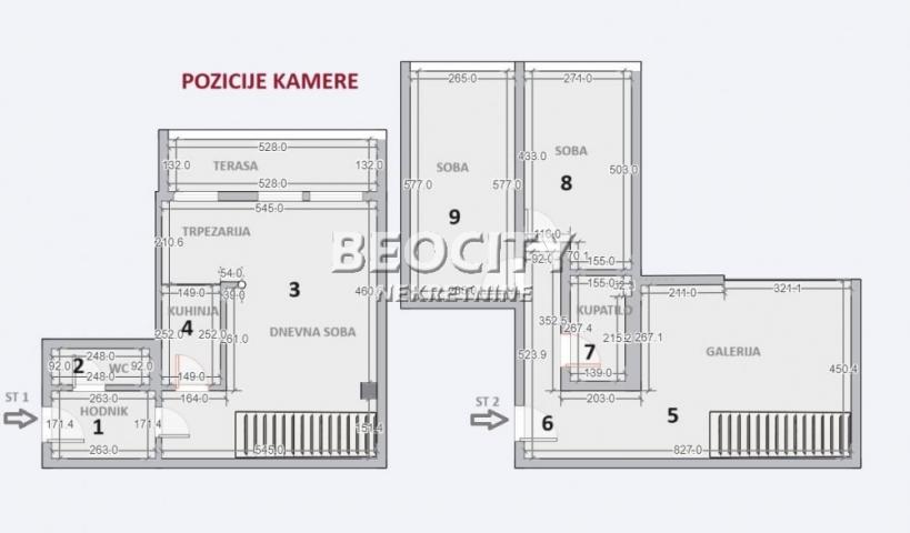 Novi Beograd, Blok 44, Gandijeva , 4. 0, 94m2, 248000EUR Top ponuda