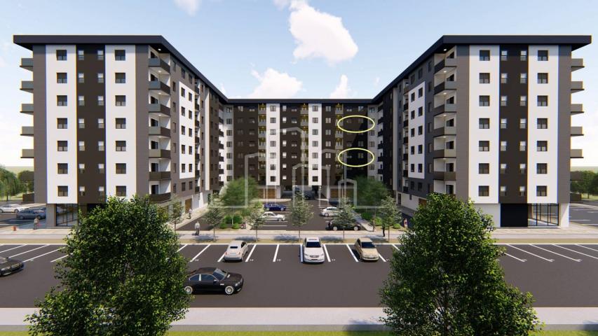 Stan sa dvije spavaće sobe trosoban 53. 5 kvadrata u izgradnji Nova Dobrinja Useljivo 07. 2025. 