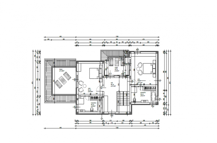 Dobrinj, Umgebung, Luxusvilla im Bau in ruhiger Lage!! ID 504