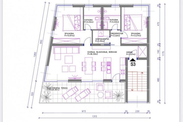 Istra, Medulin, atraktivno građevinsko zemljište 500 m2 u blizini plaža za prizemlje+ 2 kata