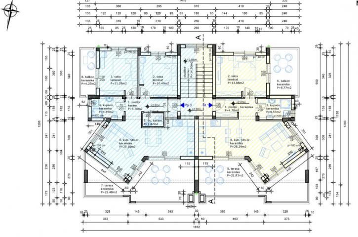 PAG, NOVALJA - Modern apartment in a new building, S3