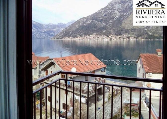 Two bedroom apartment for sale with a beautiful view of the Stoliv Kotor sea