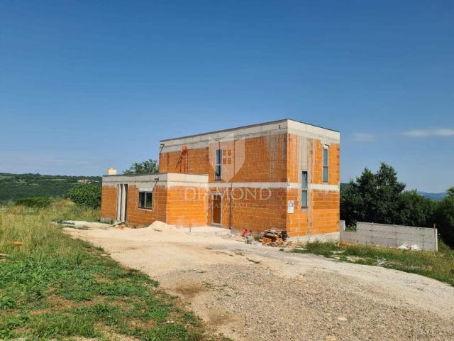 Labin, Umgebung, Neubau mit Panoramablick