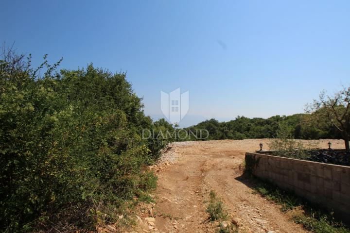 Labin, Rabac, građevinsko zemljište s pogledom na more