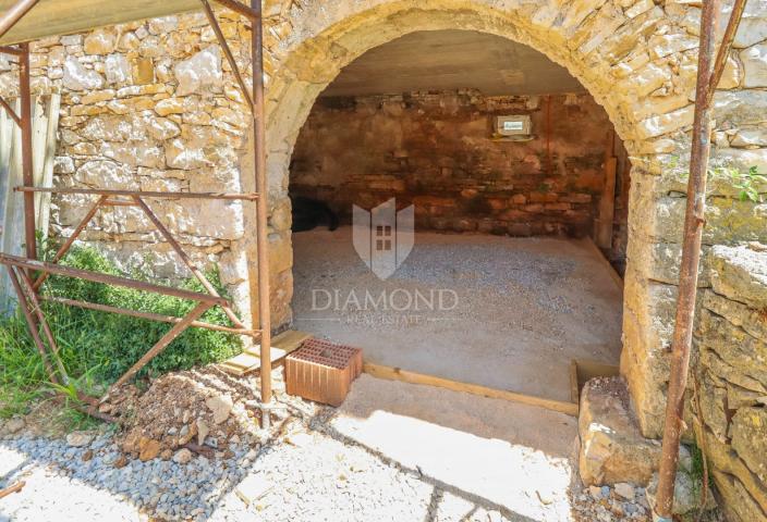 Opportunity! Stone house for adaptation in the vicinity of Buje!