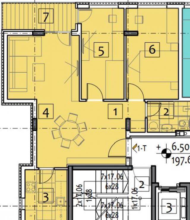 Kvalitetan nov trosoban stan sa PDV-om u centru ID#5030