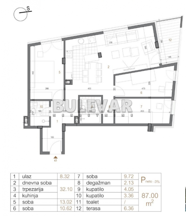 Novogradnja, Čalije, Povraćaj pdv-a, 87 m2