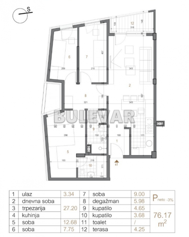 Novogradnja, Čalije, Povraćaj pdv-a, 79 m2