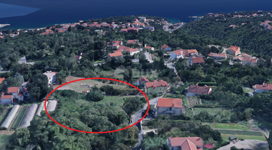 OPATIJA, IČIĆI, POLJANE- građevinsko zemljište 1300m2 S 2 GRAĐEVNE DOZVOLE i pogledom na more 