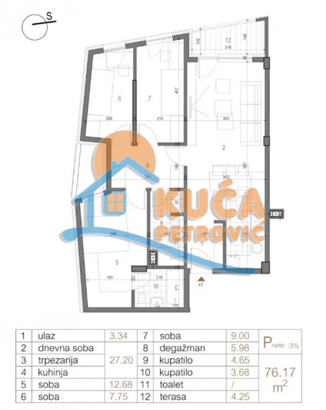 Novogradnja, Čalije, Povraćaj pdv-a, 79 m2