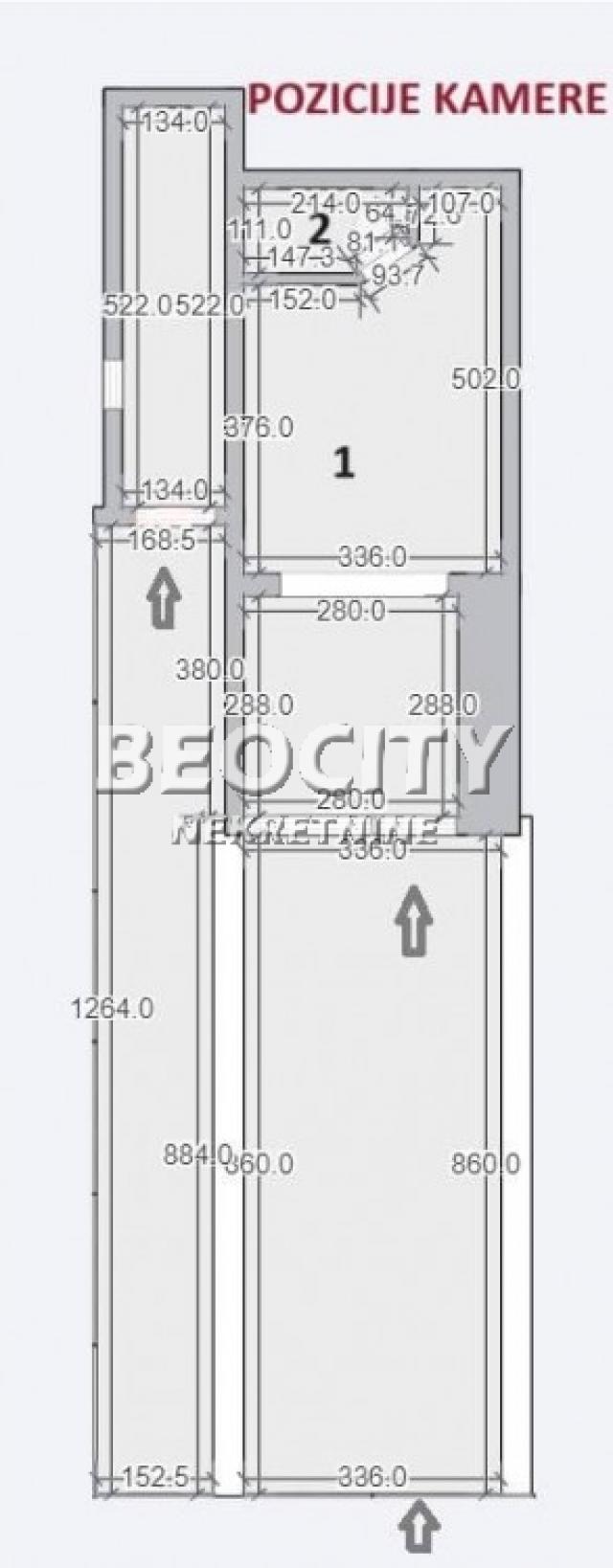 Čukarica, Bele vode, Momcila Čedica, 0. 5, 32m2, 80000EUR