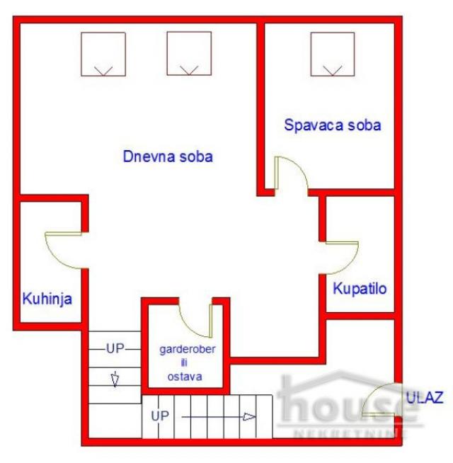 Stan NOVI SAD, NOVA DETELINARA, kv: 57, € 117500, ID: 1060469