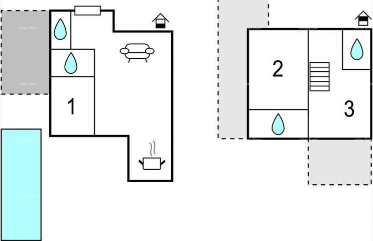 Haus Schöne Villa mit Pool zu verkaufen, Barban